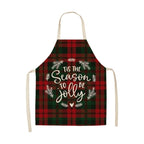 Cotton Linen Christmas Apron