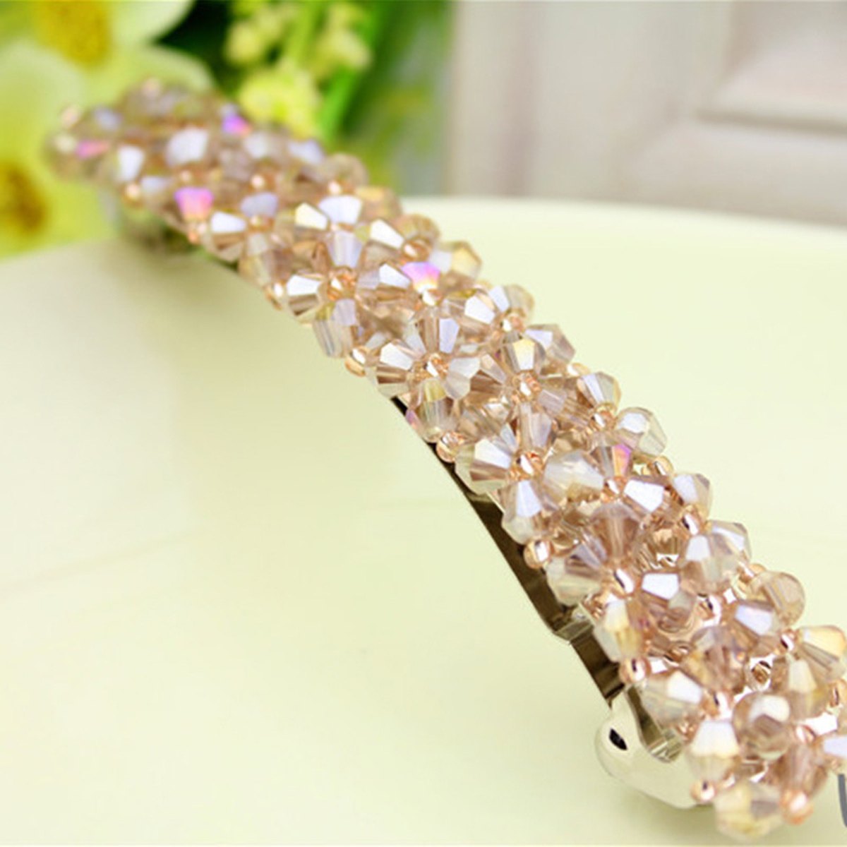 Crystal Hair Clips (4 rows)