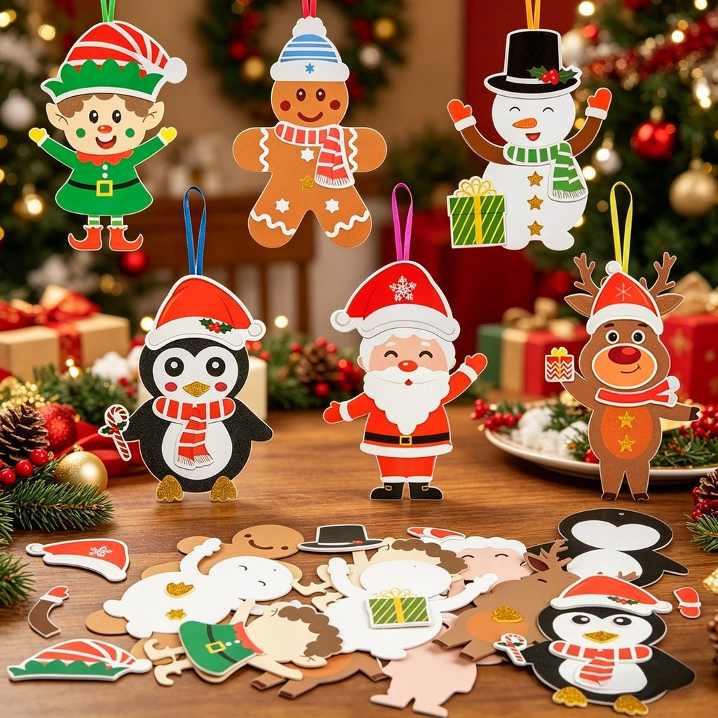 DIY Christmas Hanging Decorations (12 pcs)
