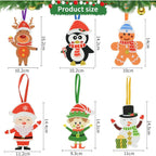 DIY Christmas Hanging Decorations (12 pcs)