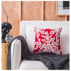 Embroidered Christmas Cushion Cover, 45 x 45 cm