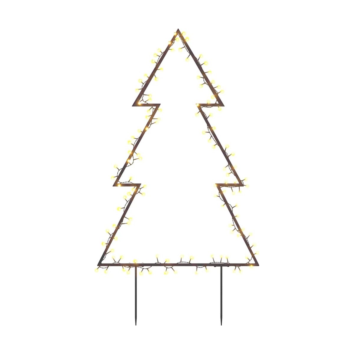 Garden Christmas Tree with 115 LEDs, 90 cm