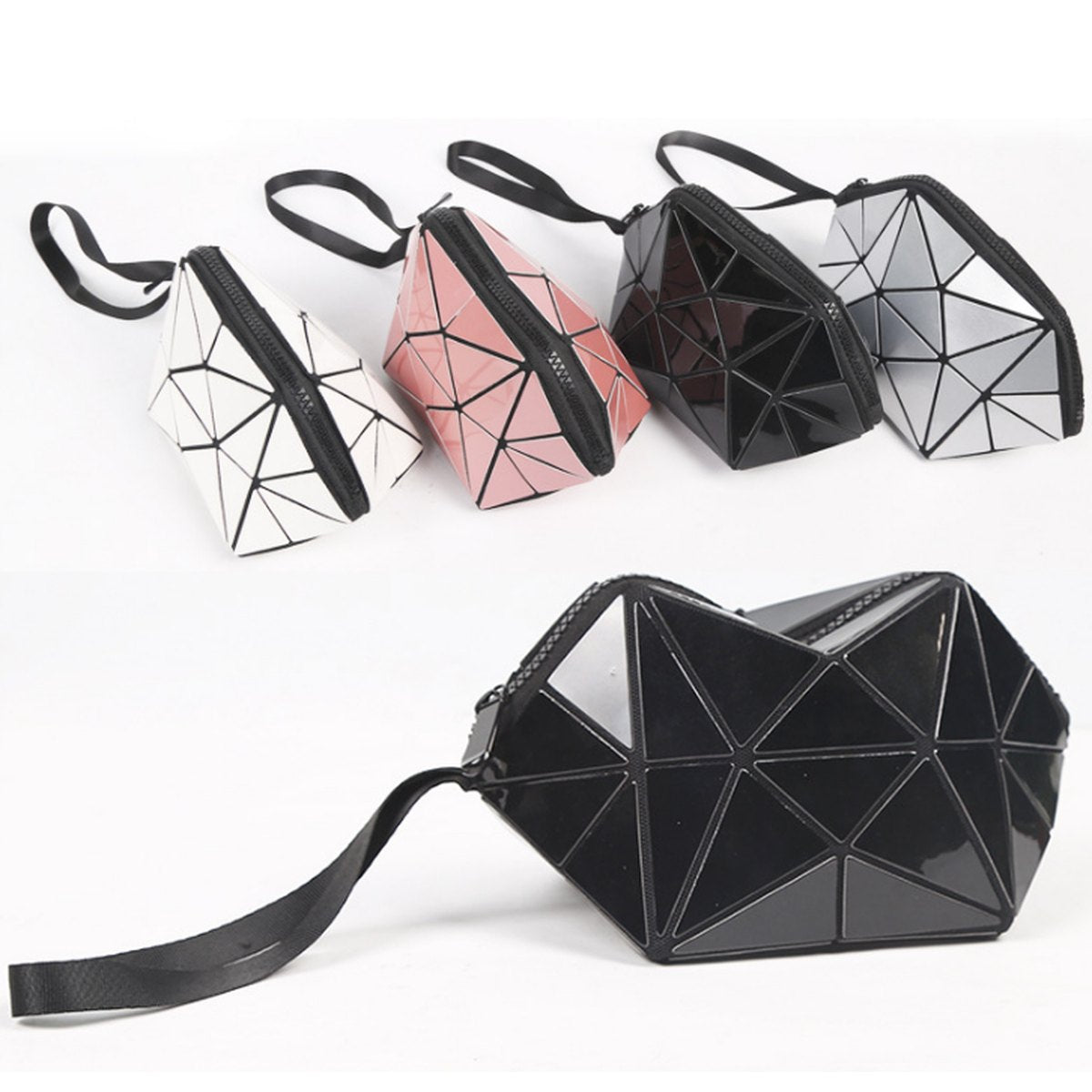 Geometric Cosmetic Bag
