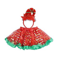Girls' Christmas Elf Tutu Set