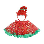 Girls' Christmas Elf Tutu Set