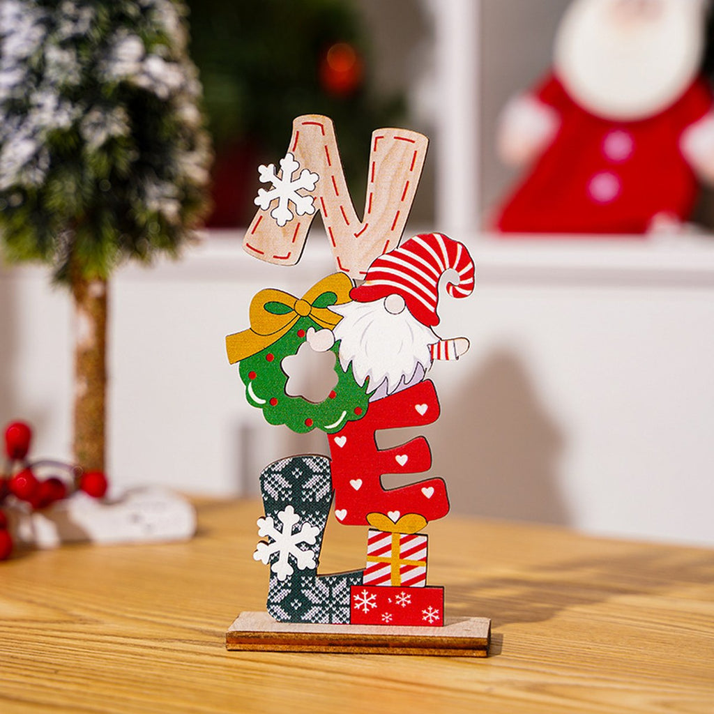 Gnome Letter Ornament – NOEL, XMAS or WELCOME