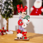 Gnome Letter Ornament – NOEL, XMAS or WELCOME