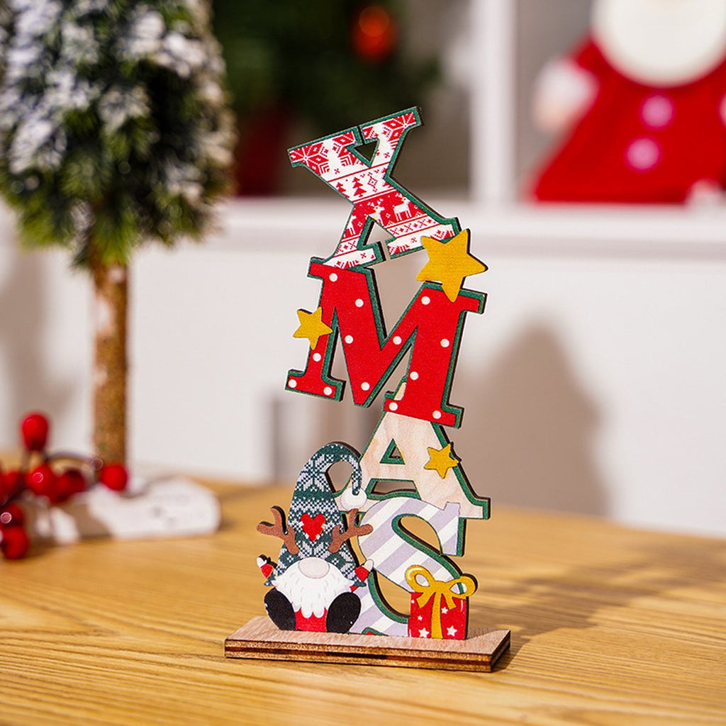 Gnome Letter Ornament – NOEL, XMAS or WELCOME
