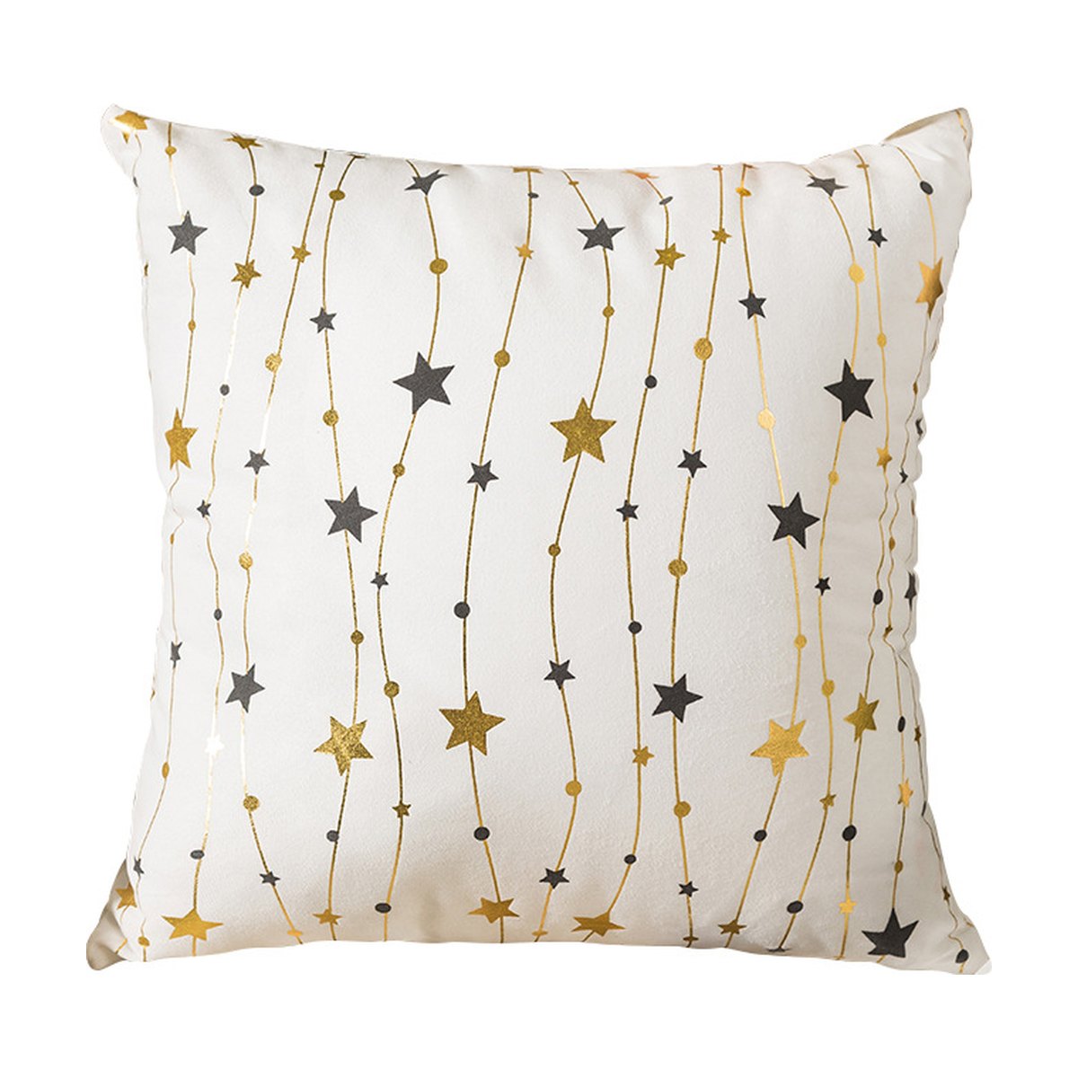 Gold Letter Christmas Cushion Cover, 45 x 45 cm