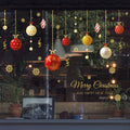 Golden Bauble Window Stickers
