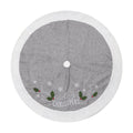 Grey Christmas Tree Skirt