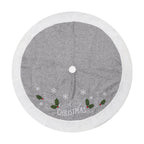 Grey Christmas Tree Skirt