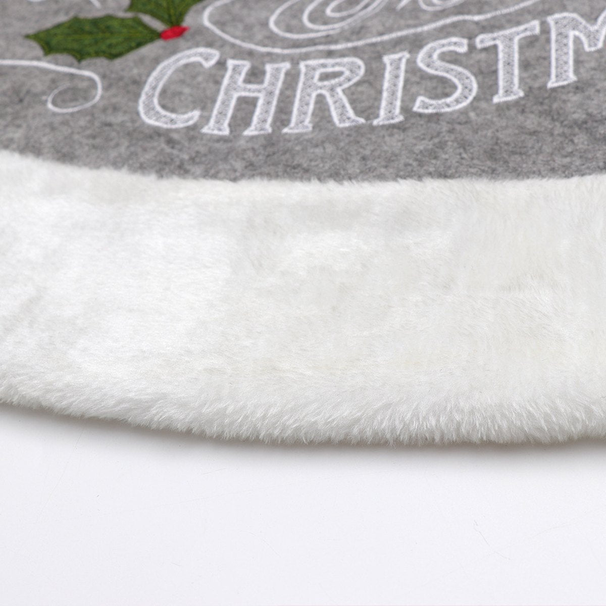 Grey Christmas Tree Skirt