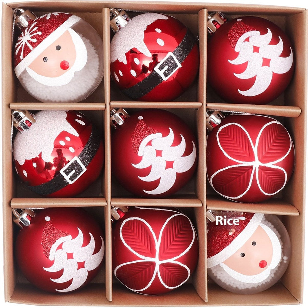 Hand-Drawn Christmas Bauble Set