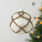 Hand-Painted Glass Christmas Bauble