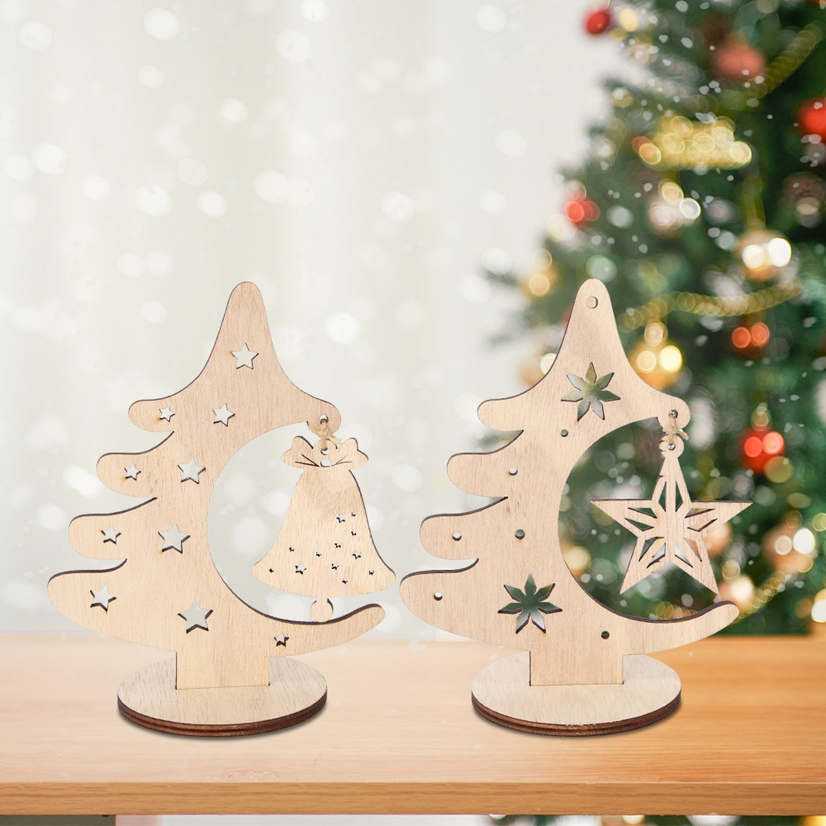 Hollow Wooden Christmas Ornament