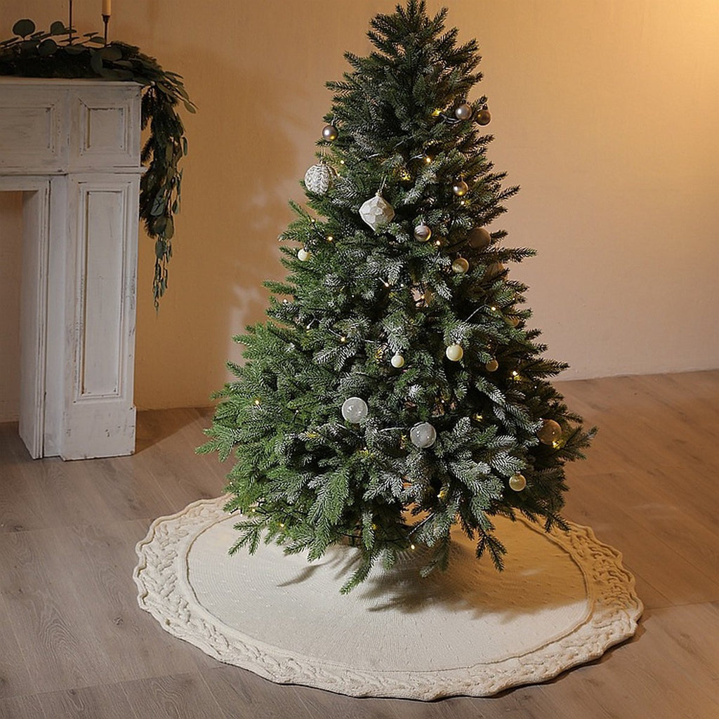 Knitted Christmas Tree Skirt