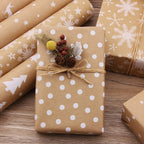 Kraft Christmas Wrapping Paper, 44 x 100 cm