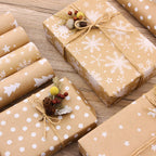 Kraft Christmas Wrapping Paper, 44 x 100 cm