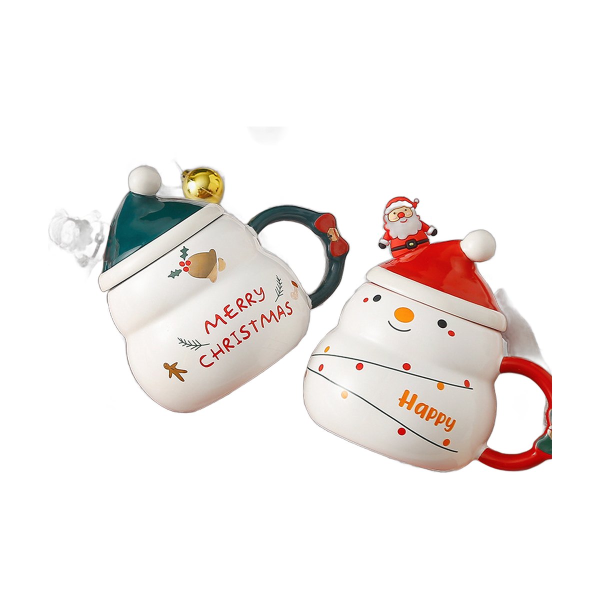 Large Christmas Ceramic Mug