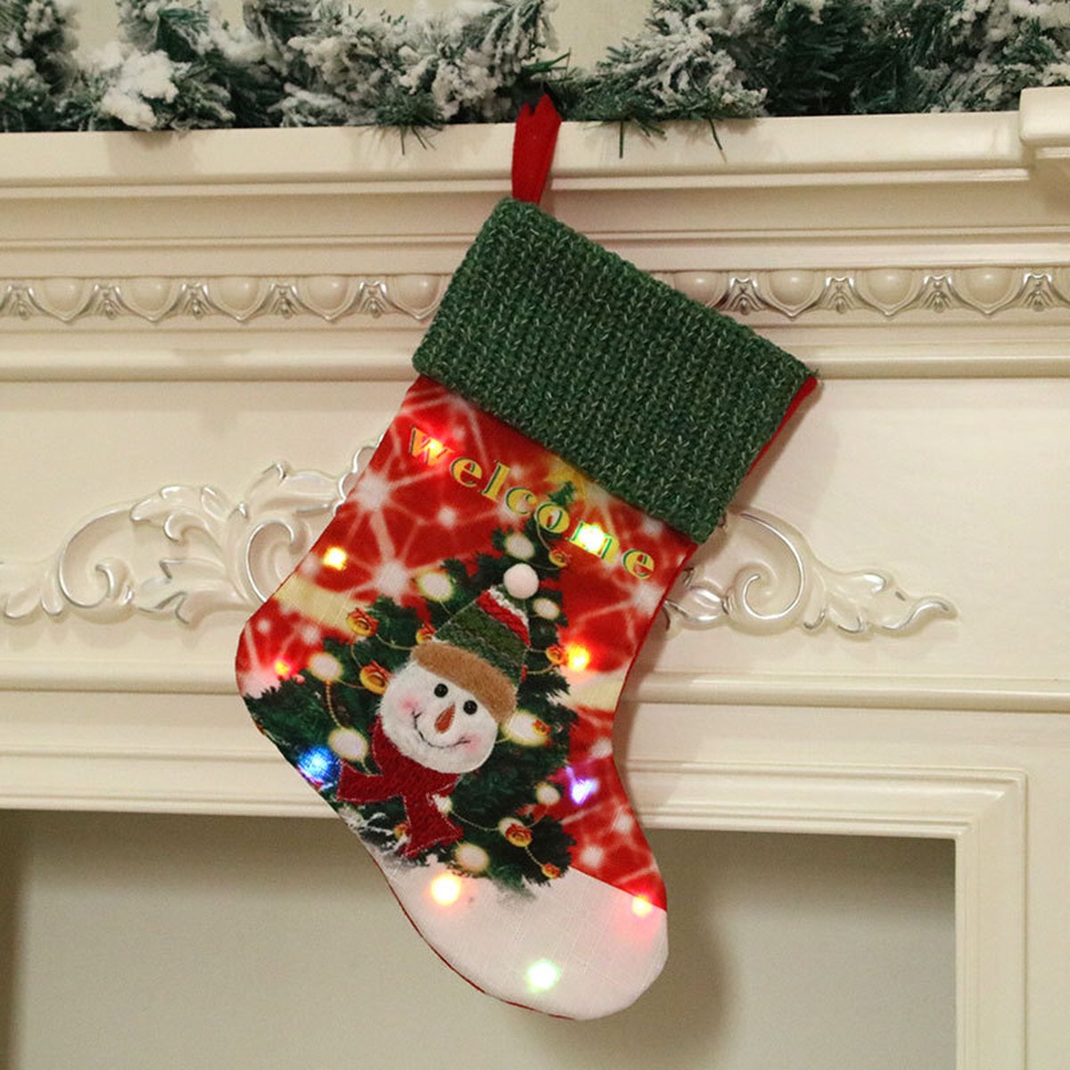 Large Light-Up Christmas Stocking