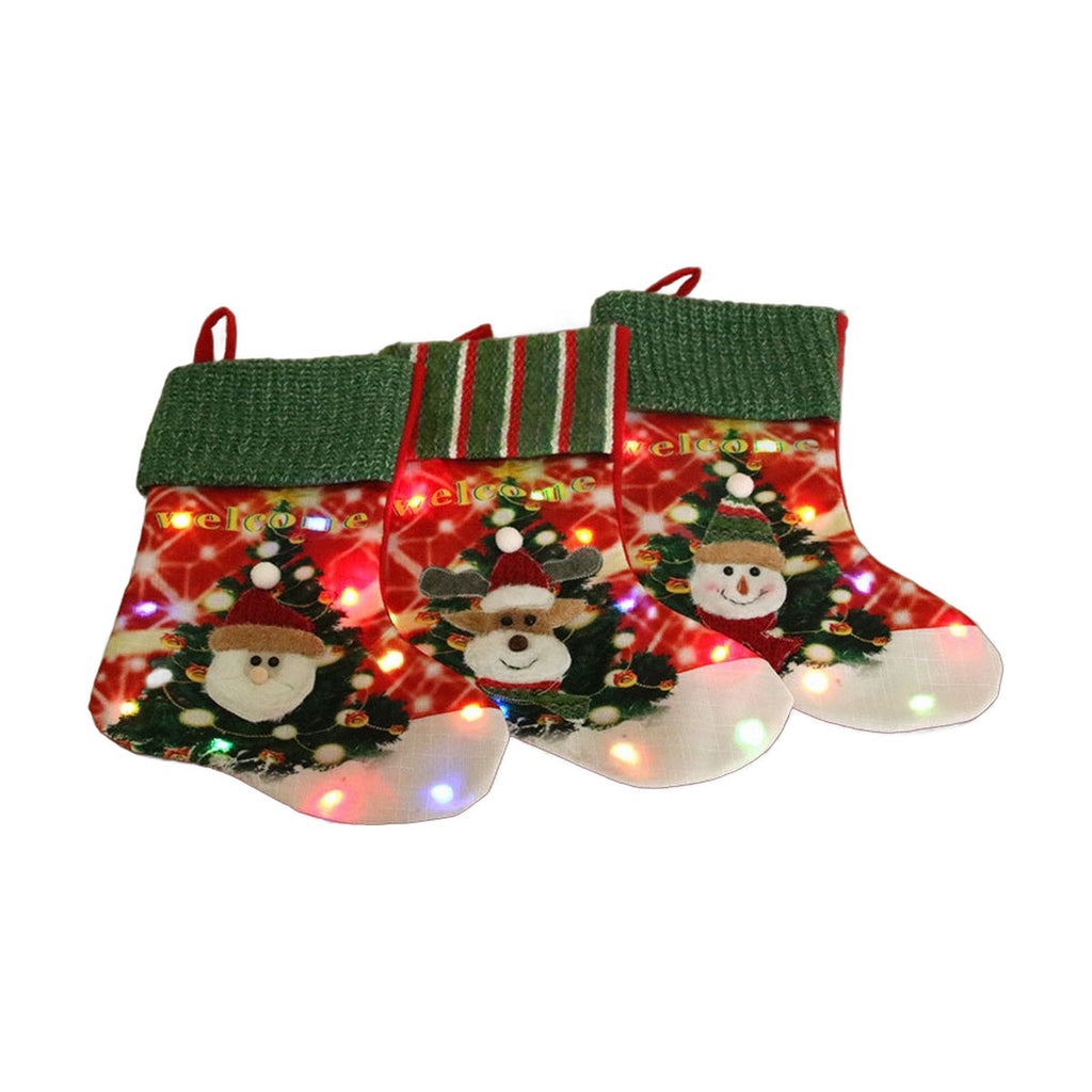 Large Light-Up Christmas Stocking