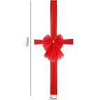 Large Red Door Bow