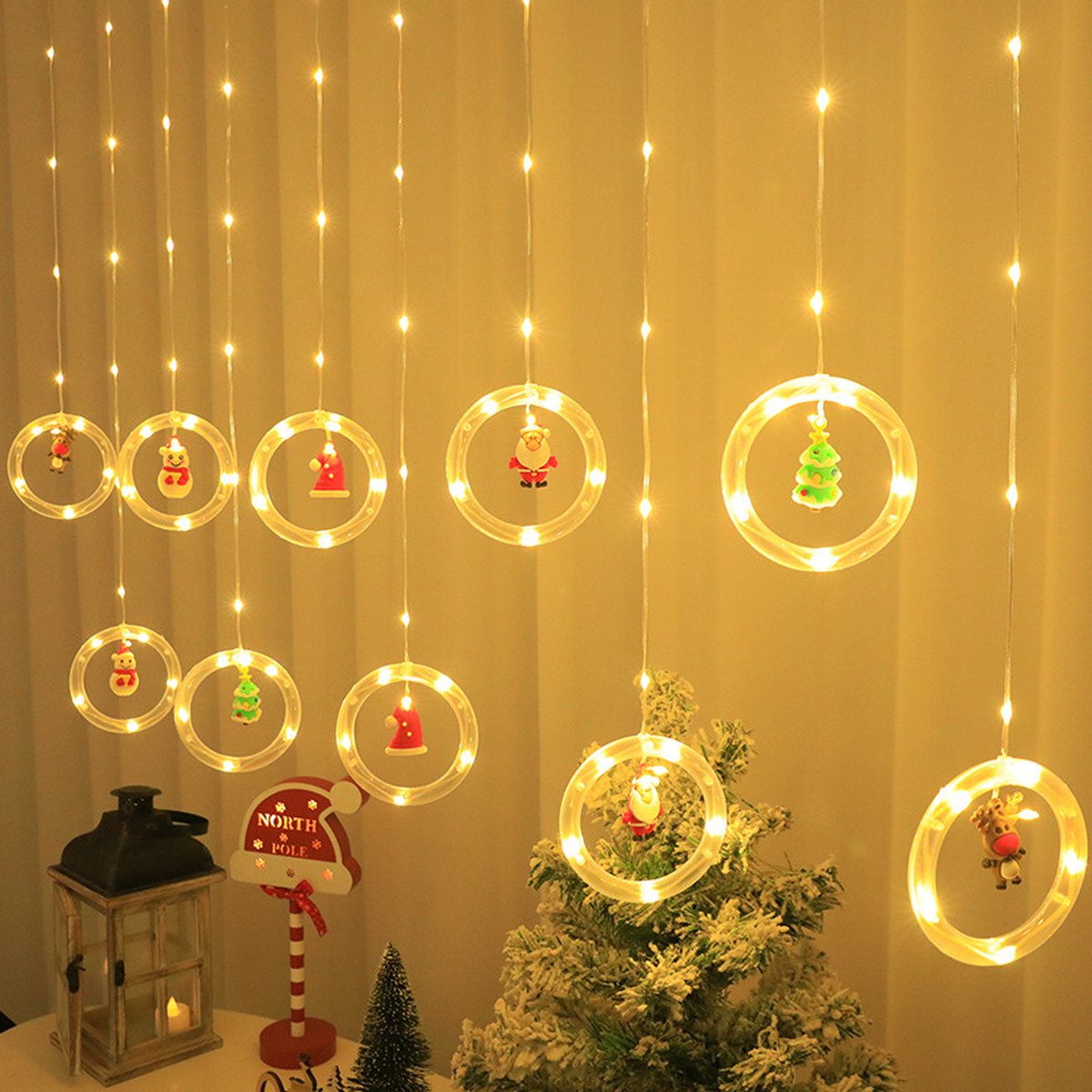 LED Christmas Curtain Lights