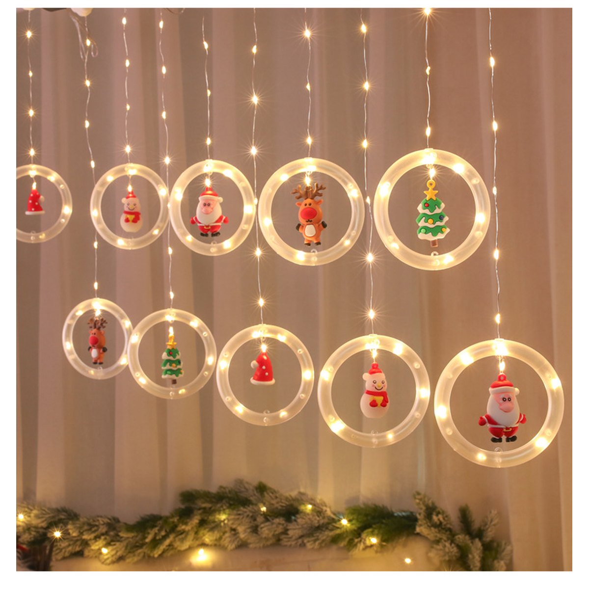LED Christmas Curtain Lights