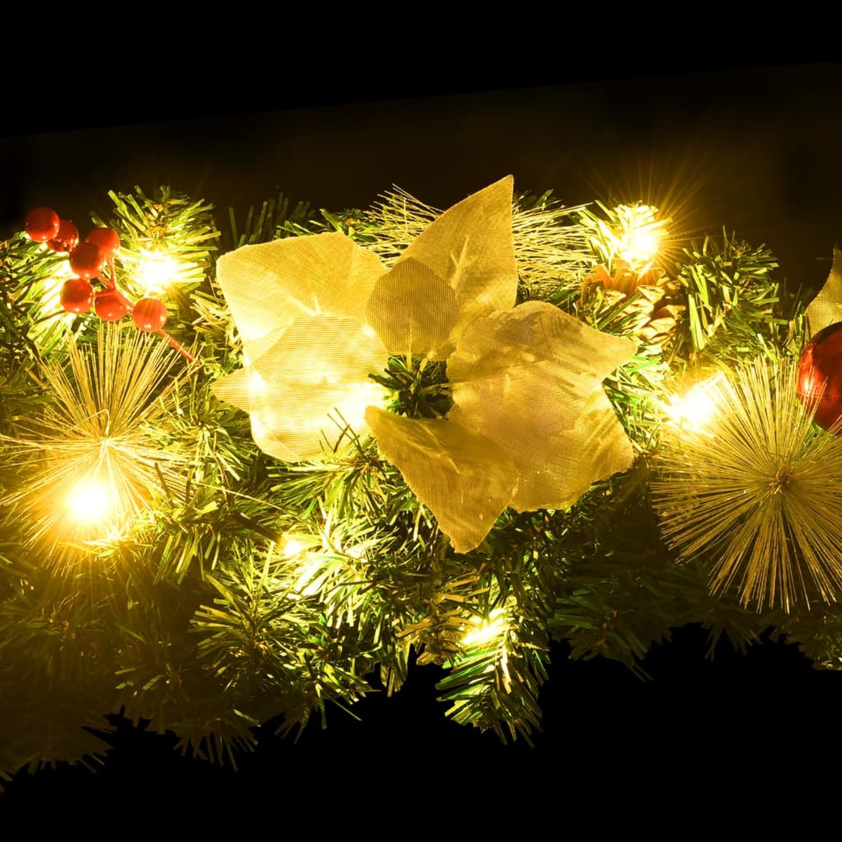LED Christmas Wreath, 60 cm