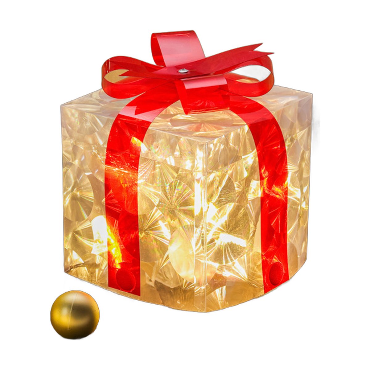 Light-Up Christmas Gift Box