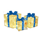 Light-Up Christmas Gift Boxes (Set of 3)