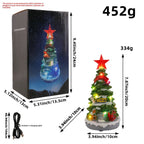Light-Up Christmas Tree Music Box