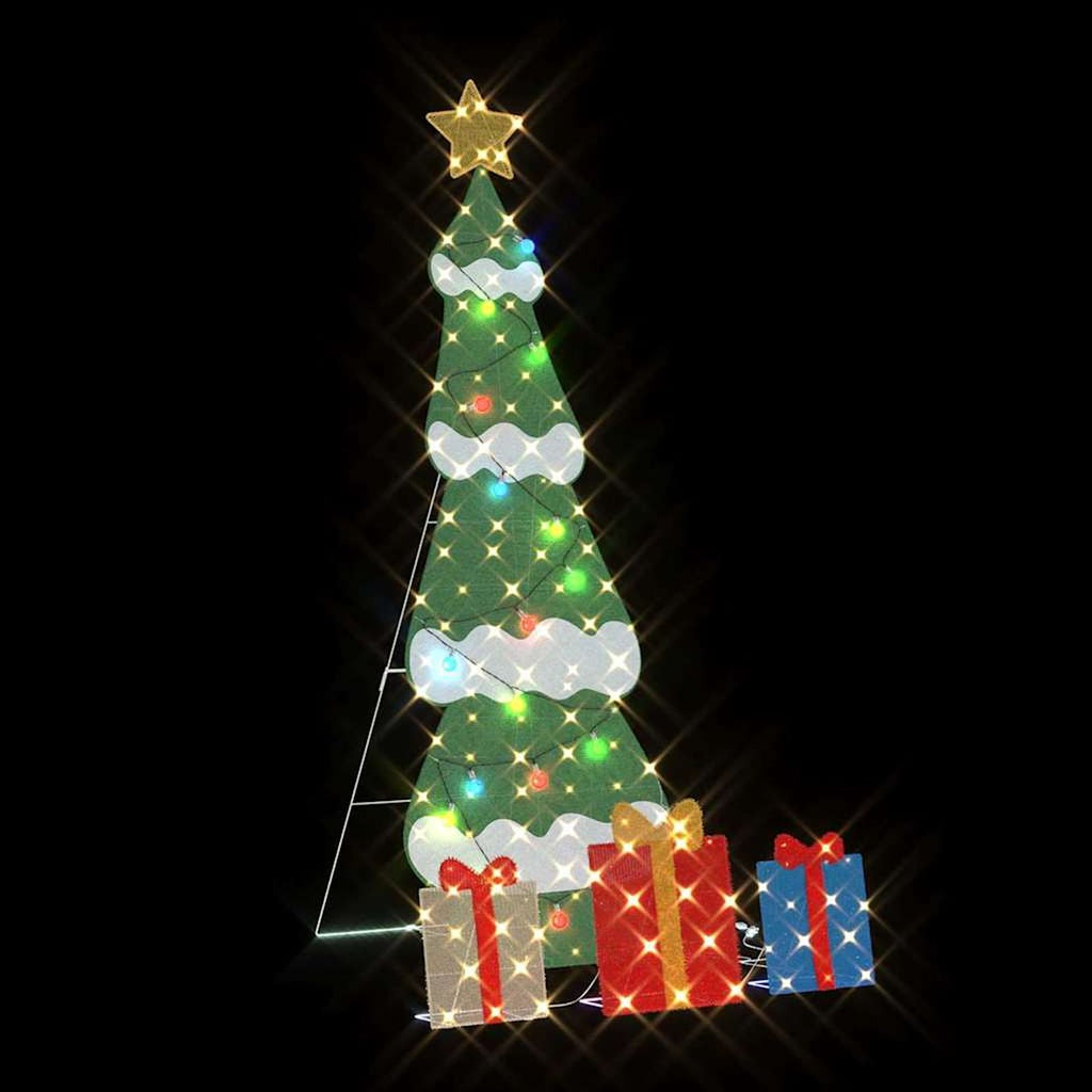 Light-Up Christmas Tree with 3 Gift Boxes, 150 cm