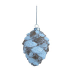 Light-Up Glass Christmas Ornament, 7 cm