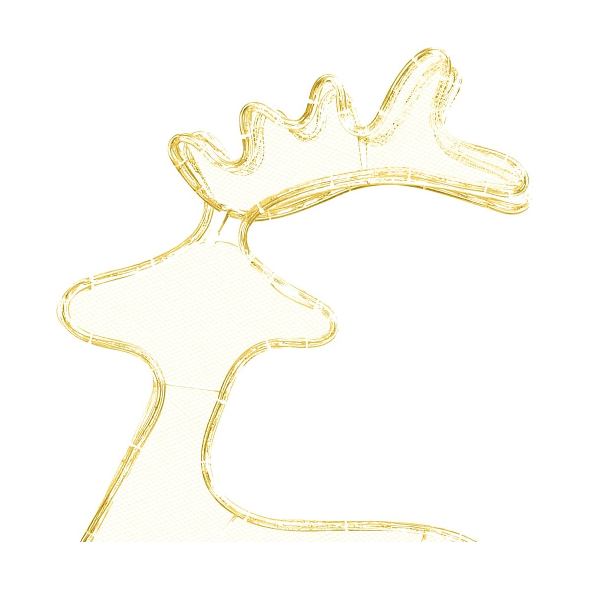 Light-Up Reindeer with 306 LEDs