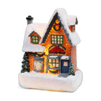 Light-Up Resin Christmas House