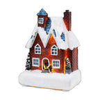 Light-Up Resin Christmas House