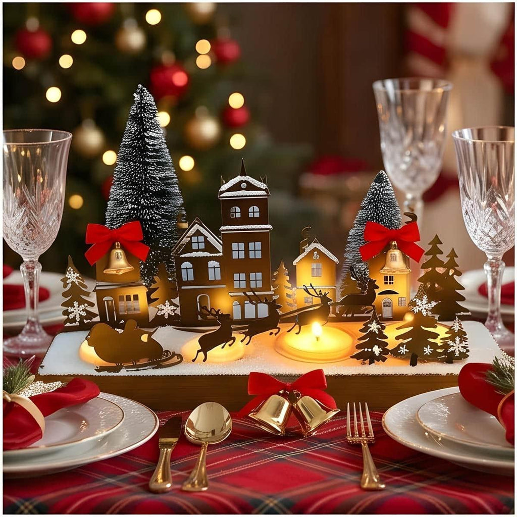 Metal Christmas Tree Advent Candle Holder