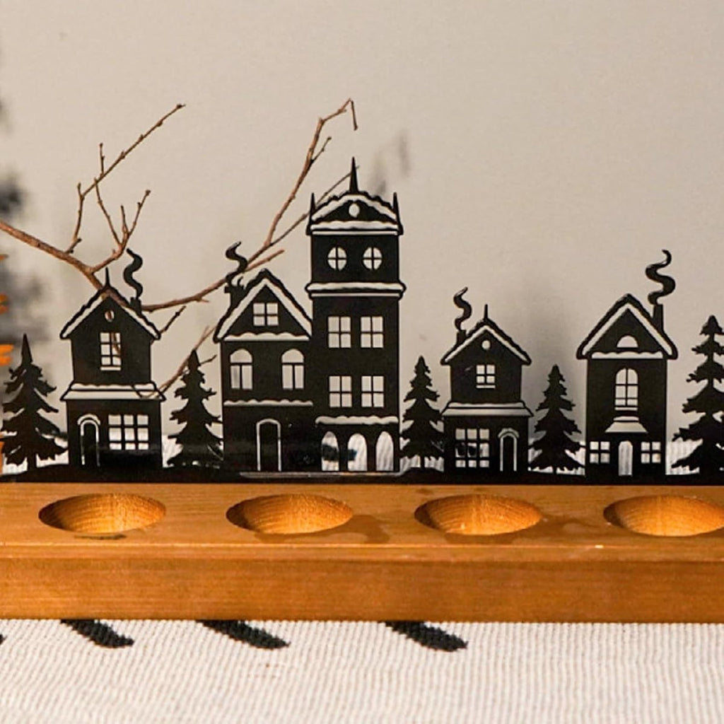 Metal Christmas Tree Advent Candle Holder