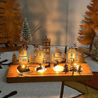 Metal Christmas Tree Advent Candle Holder