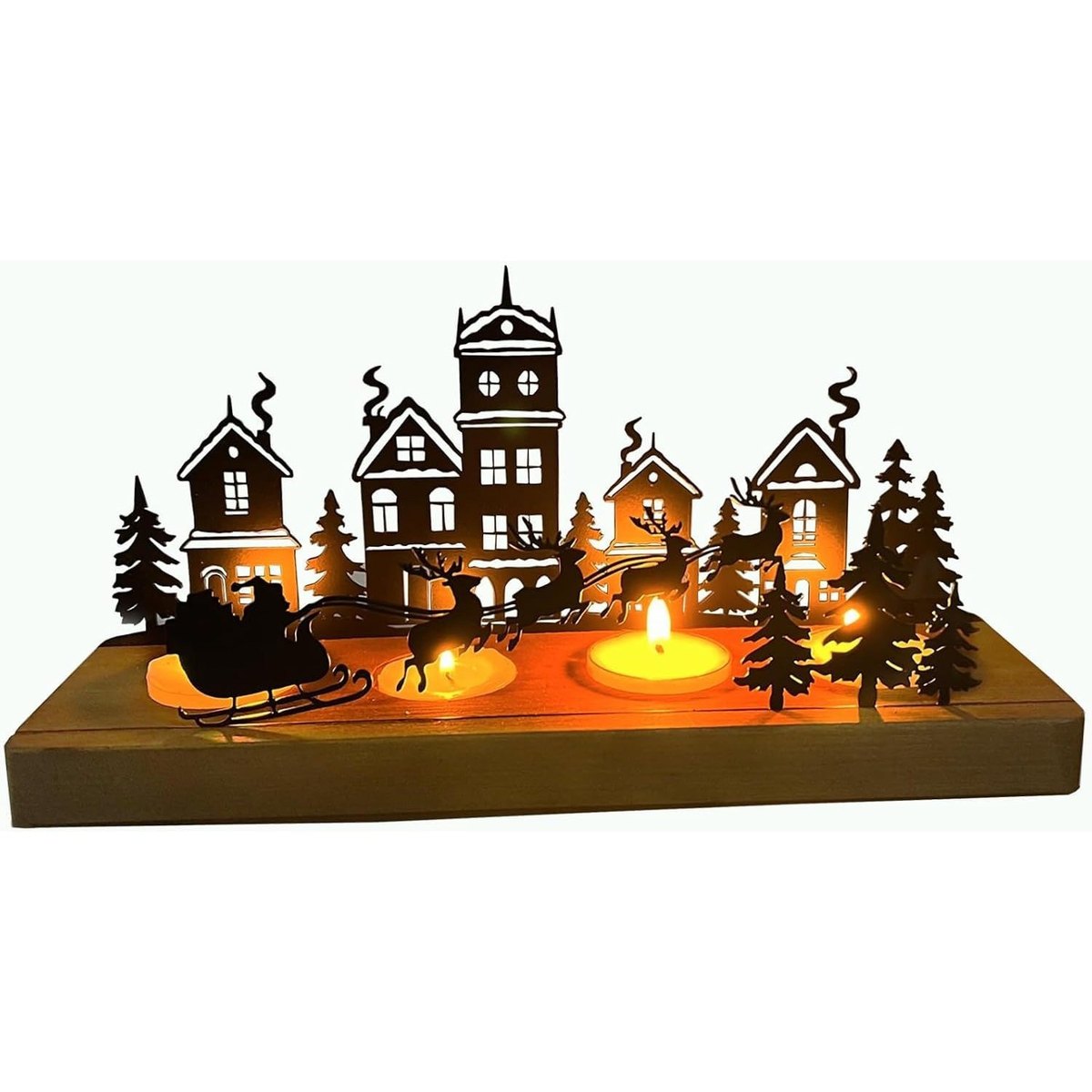 Metal Christmas Tree Advent Candle Holder