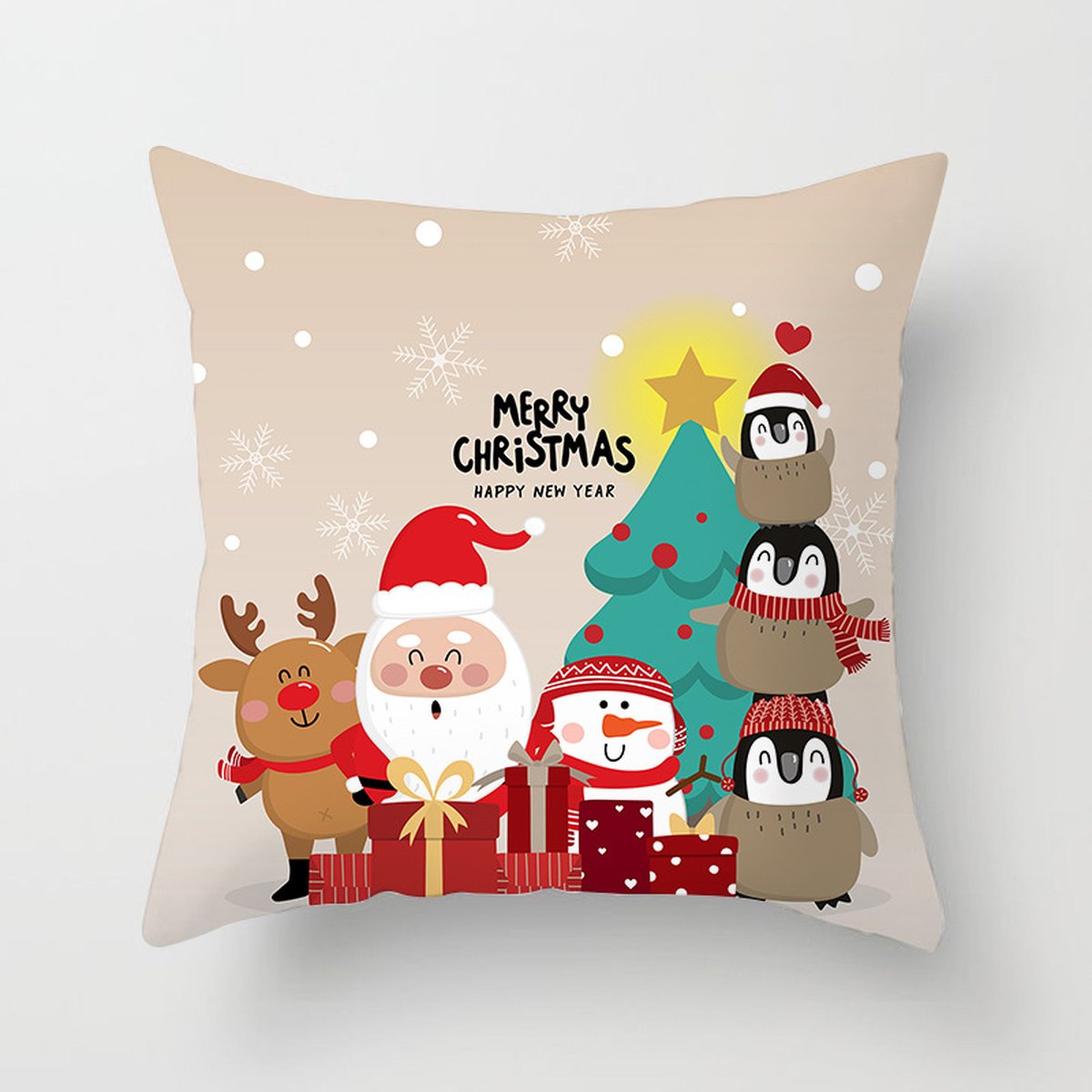 Nordic Christmas Cushion Cover, 45 x 45 cm
