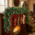 Pine & Berry Christmas Garland, 270 cm