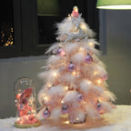 Pink Feather Christmas Tree
