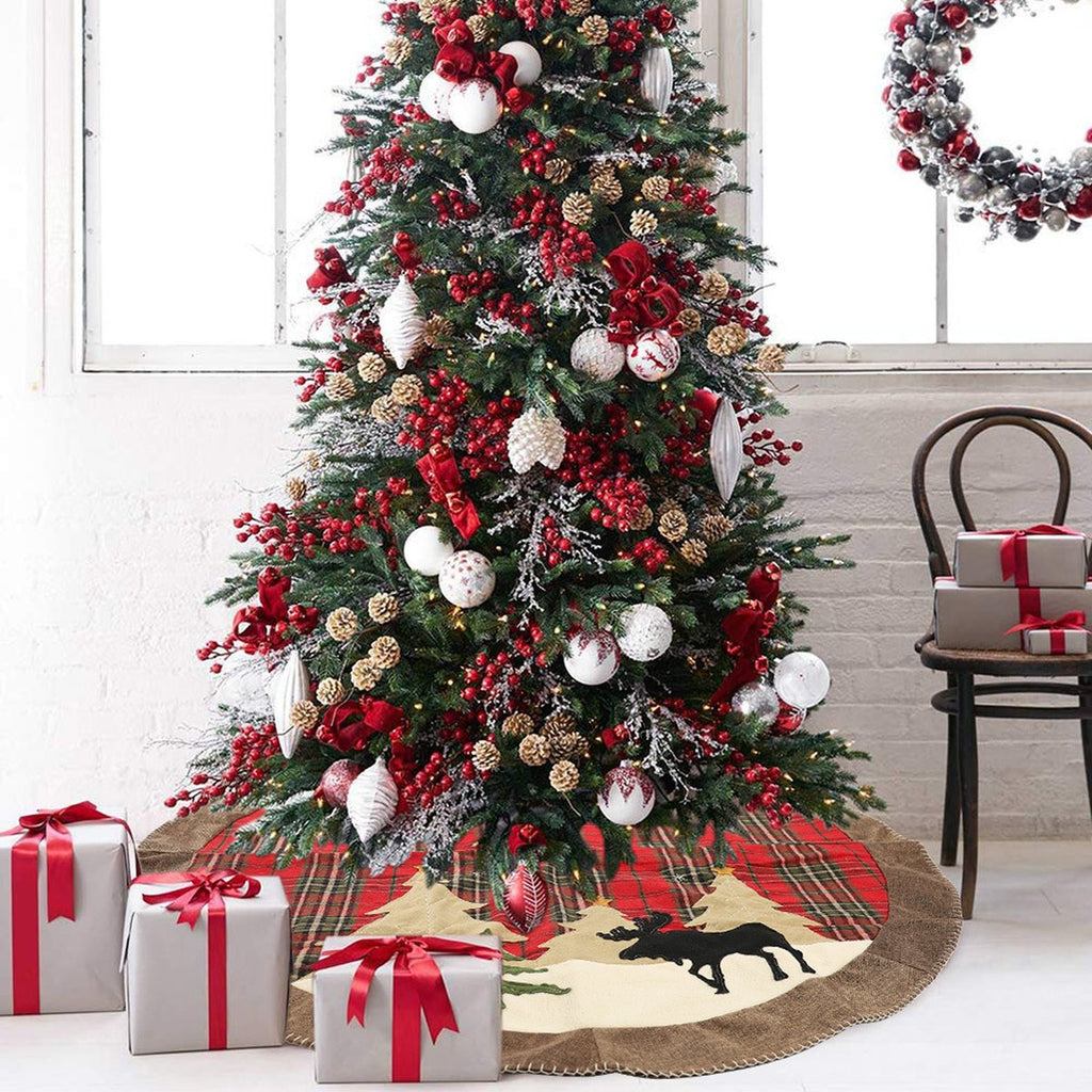 Plaid Patchwork Tree Skirt