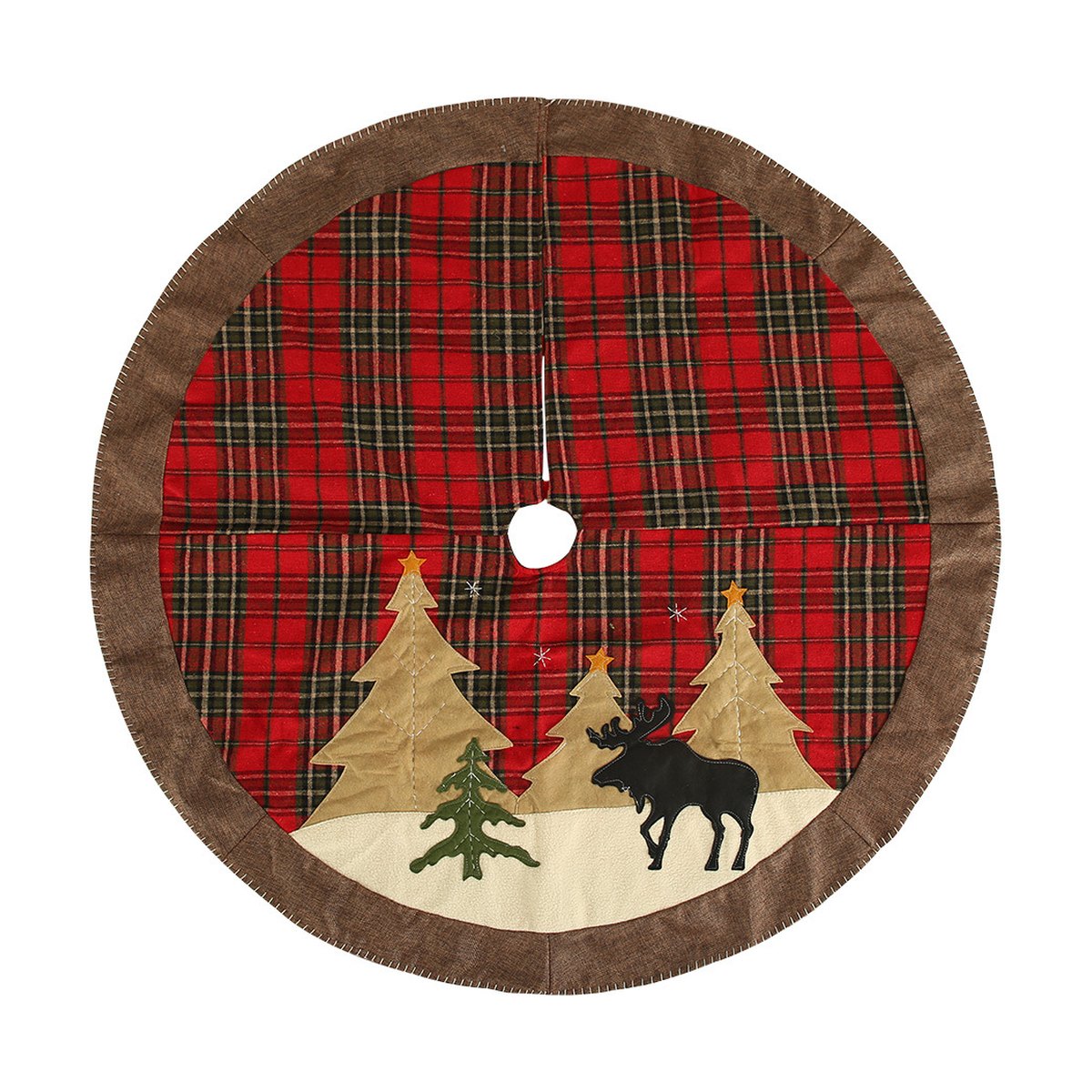 Plaid Patchwork Tree Skirt