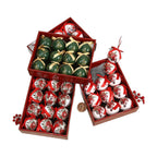 Printed Christmas Baubles, 8 cm