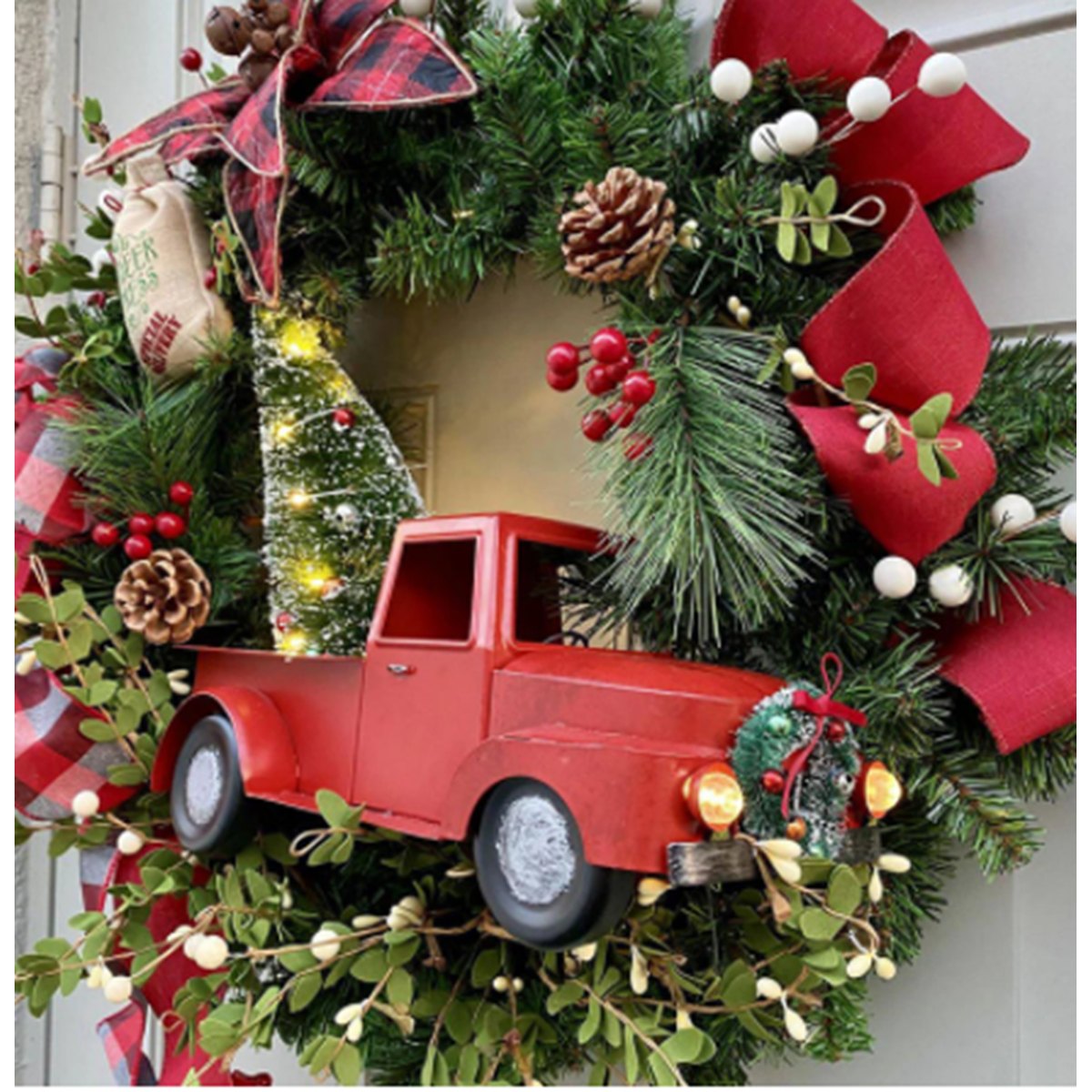 Rattan Christmas Wreath