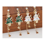 Reindeer Christmas Tree Earrings